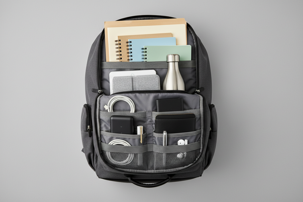 Comment bien compartimenter son sac à dos de voyage : la méthode en 4 zones Image