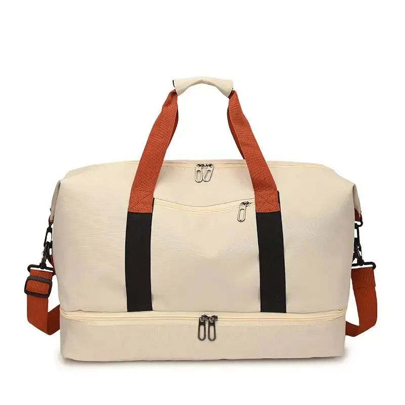 Sac de voyage intelligent crème